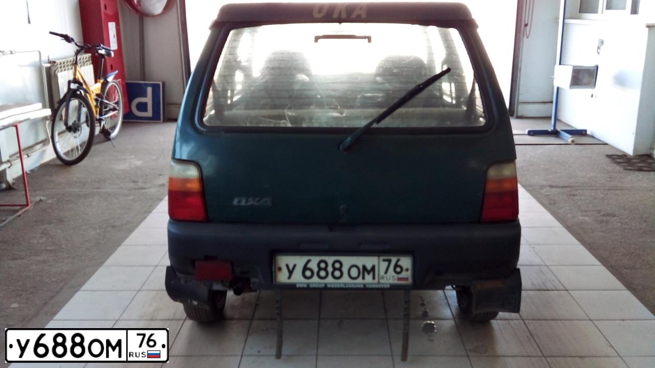 Фото автомобиля SEAZ OKA, 2005 — госномер У688ОМ76. Цвет: ЗЕЛЕНЫЙ