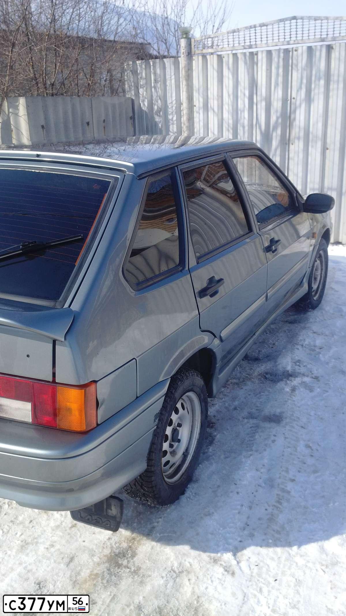 Фото автомобиля LADA 2114 SAMARA, 2011 — госномер С777ОО56. Цвет: СРЕДНИЙ СЕРО ЗЕЛ МЕТ
