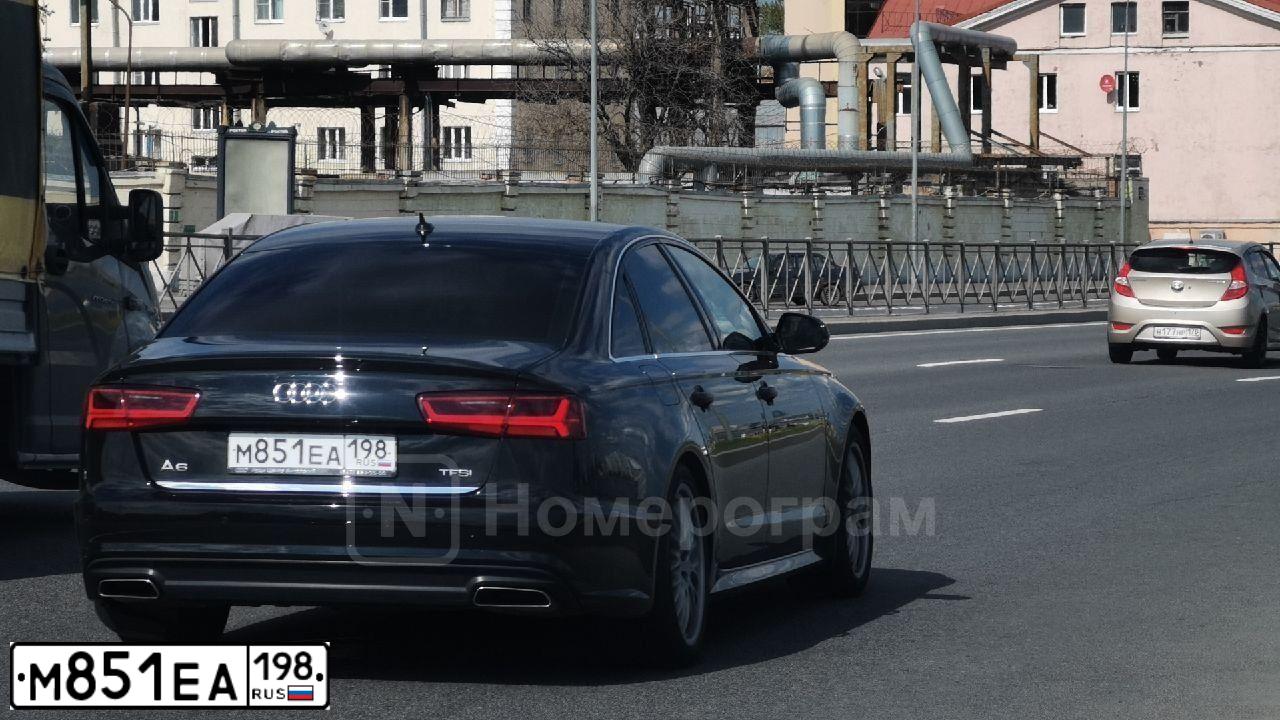 Фото автомобиля AUDI A6, 2017 — госномер М559УТ790. Цвет: ЧЕРНЫЙ