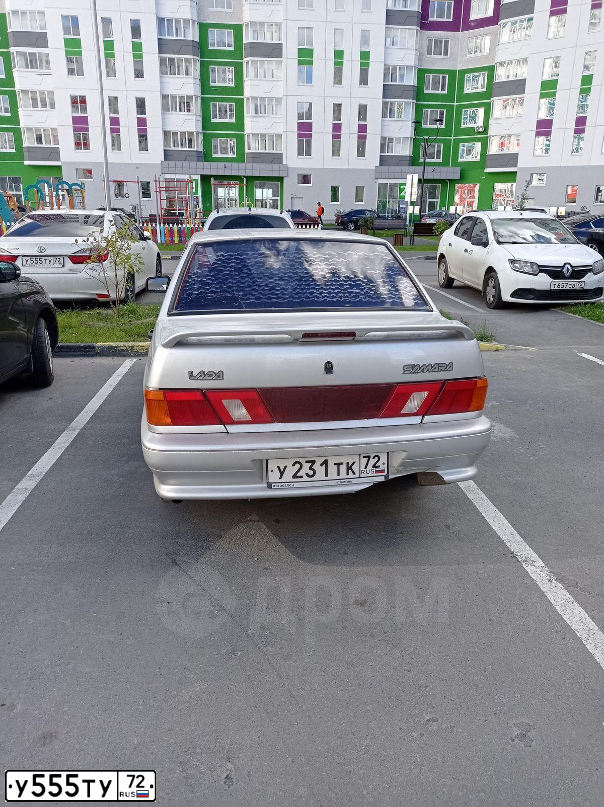 Фото автомобиля CHEVROLET AVEO, 2011 — госномер У555ТУ72. Цвет: ЧЕРНЫЙ