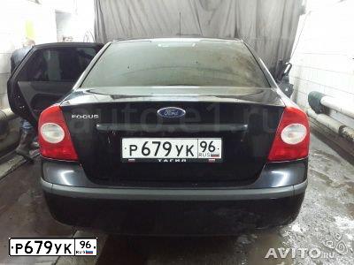 Фото автомобиля FORD D FOCUS, 2007 — госномер Р679УК96. Цвет: ЧЕРНЫЙ