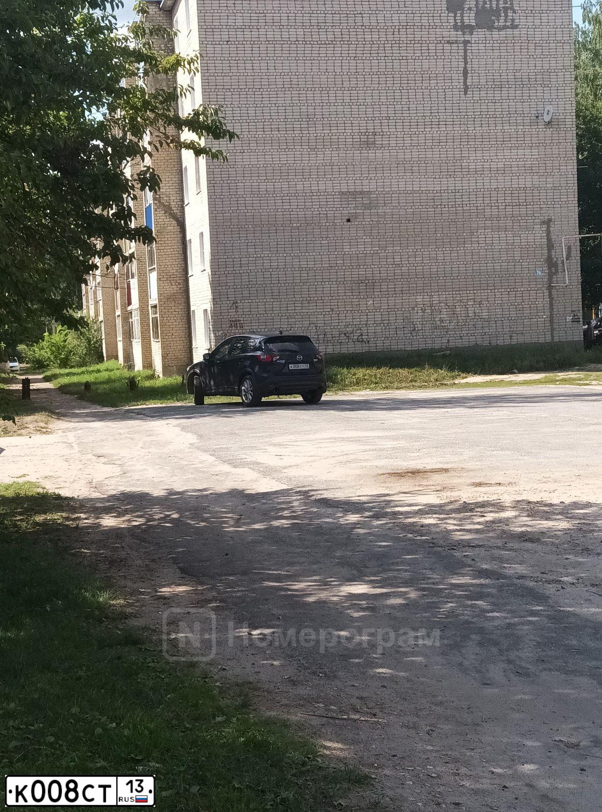 Фото автомобиля KIA RIO, 2013 — госномер К417УН13. Цвет: Белый