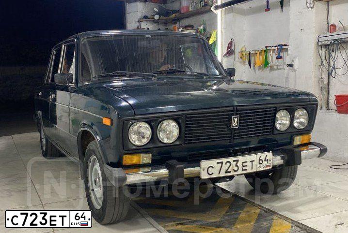 Фото автомобиля LADA 2106 LADA, 2003 — госномер С723ЕТ64. Цвет: ТЕМНО ЗЕЛЕНЫЙ