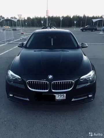 Фото автомобиля BMW SERIE 5, 2014 — госномер О340УО797. Цвет: ЧЕРНЫЙ