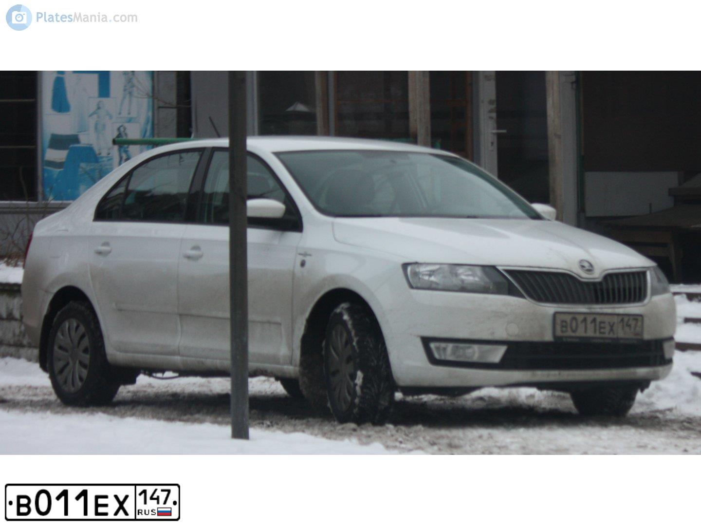 Фото автомобиля SKODA RAPID, 2017 — госномер Т097ОК39. Цвет: БЕЛЫЙ