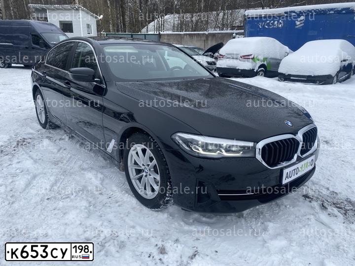 Фото автомобиля BMW 520D XDRIVE, 2021 — госномер Т514РУ797. Цвет: ЧЕРНЫЙ
