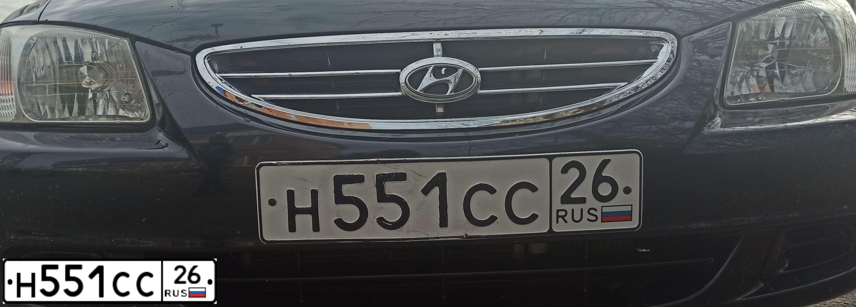 Фото автомобиля KIA SPORTAGE, 2012 — госномер Н551СС26. Цвет: СЕРЕБРИСТЫЙ