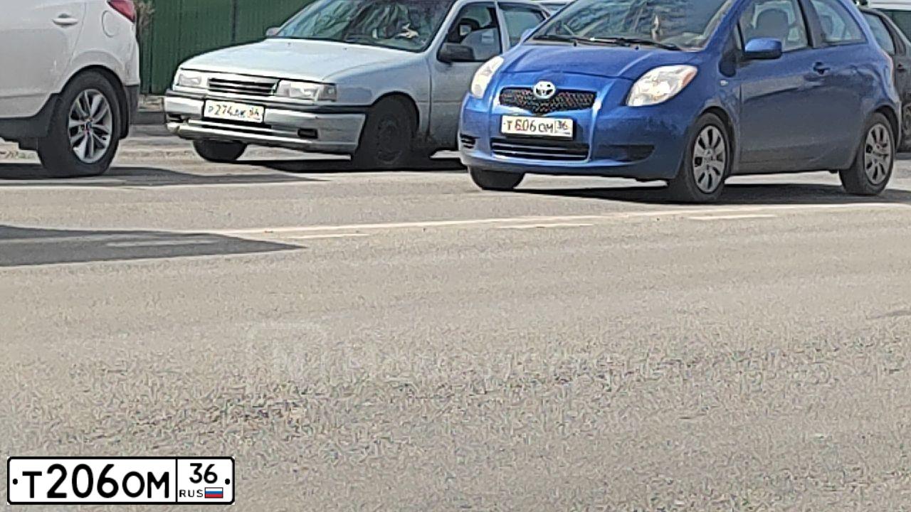Фото автомобиля PEUGEOT 206, 2008 — госномер Т206ОМ36. Цвет: ЧЕРНЫЙ