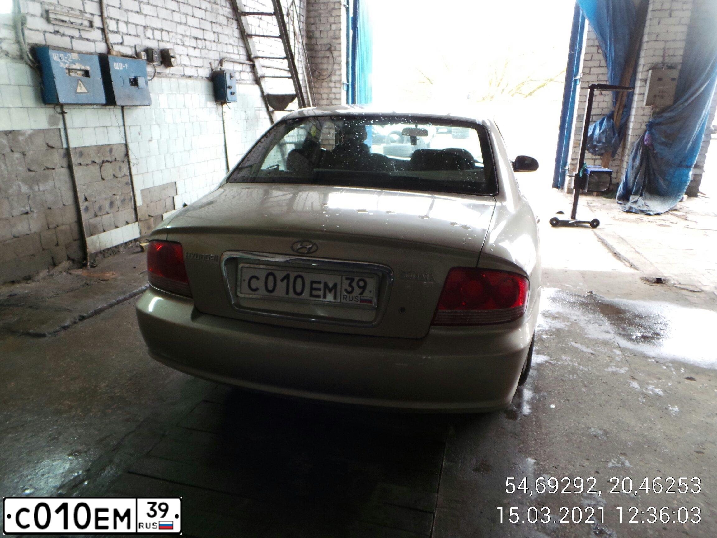 Фото автомобиля TAGAZ SONATA, 2006 — госномер С010ЕМ39. Цвет: БЕЖЕВЫЙ