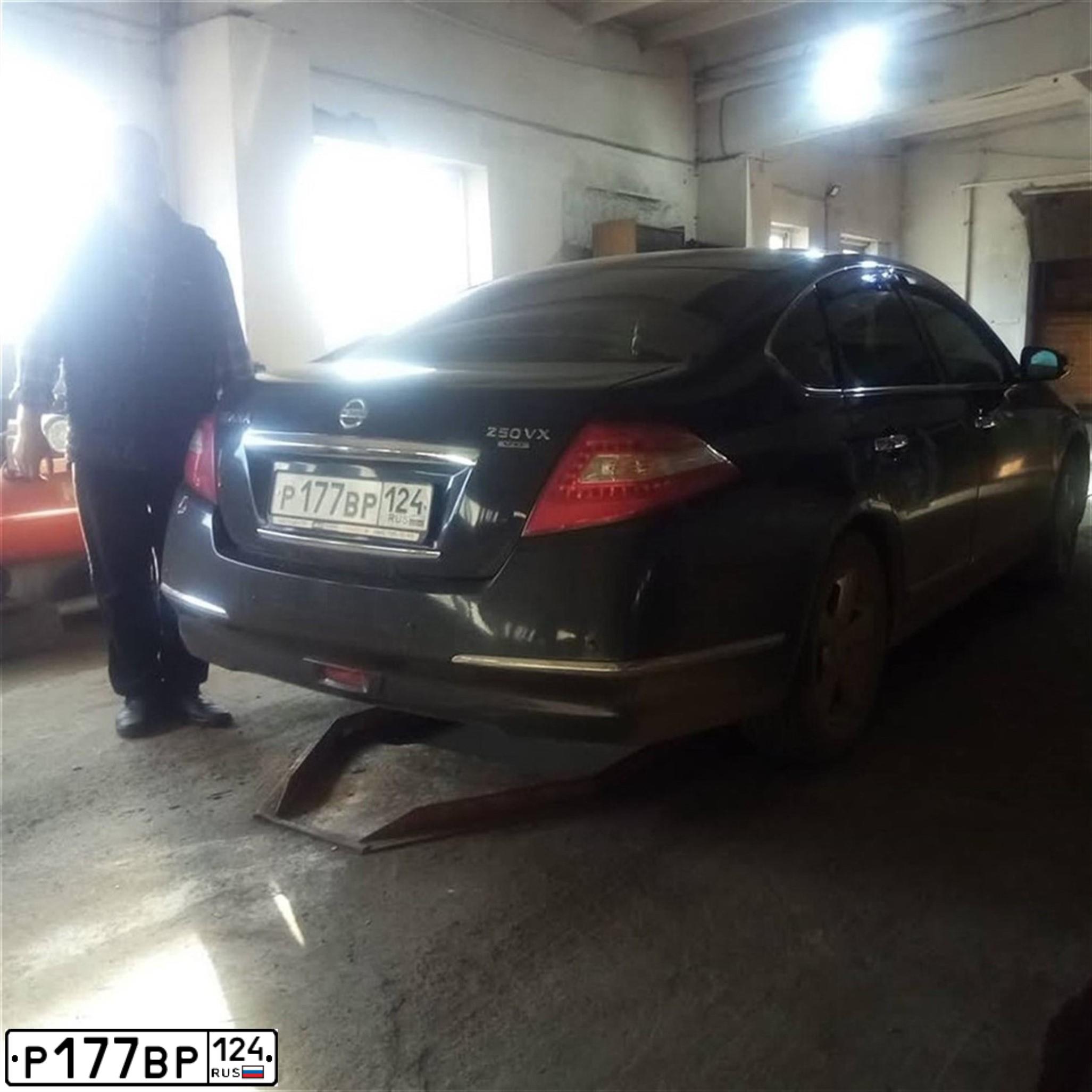 Фото автомобиля NISSAN TEANA, 2008 — госномер К195ТН124