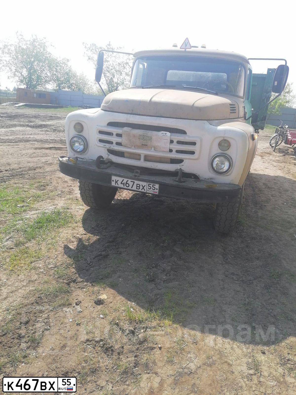Фото автомобиля ZIL MMZ 554 /6X4/, 1992 — госномер Н503ХА56. Цвет: БЕЖЕВЫЙ