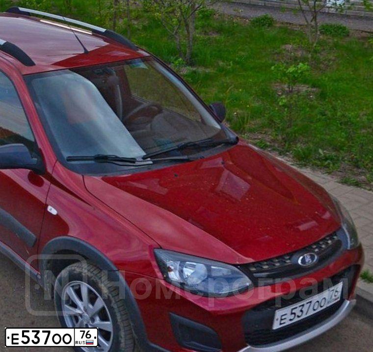 Фото автомобиля LADA 2194 KALINA, 2017 — госномер К021ОО35. Цвет: Красный