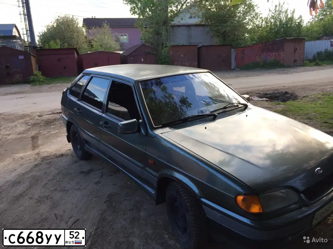 Фото автомобиля LADA 2114 SAMARA, 2006 — госномер С668УУ52. Цвет: СЕРО-СИНЕ-ЗЕЛЕНЫЙ