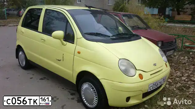 Фото автомобиля DAEWOO MATIZ, 2008 — госномер Р526АВ180. Цвет: ЖЕЛТЫЙ