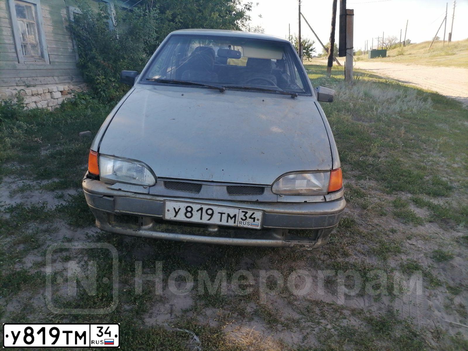 Фото автомобиля LADA 2115 SAMARA, 2001 — госномер У819ТМ34. Цвет: СЕРО ЗЕЛЕНЫЙ