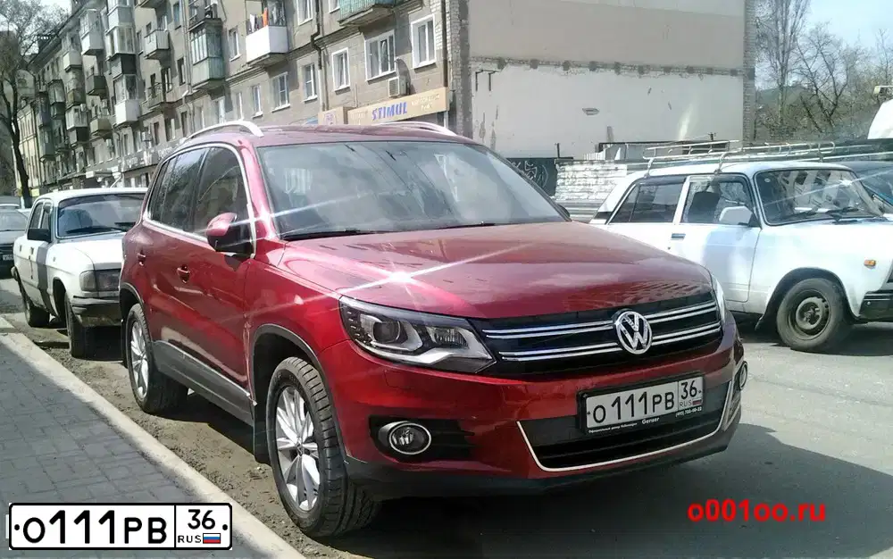 Фото автомобиля VOLKSWAGEN TIGUAN, 2012 — госномер М097ММ22. Цвет: ЧЕРНЫЙ