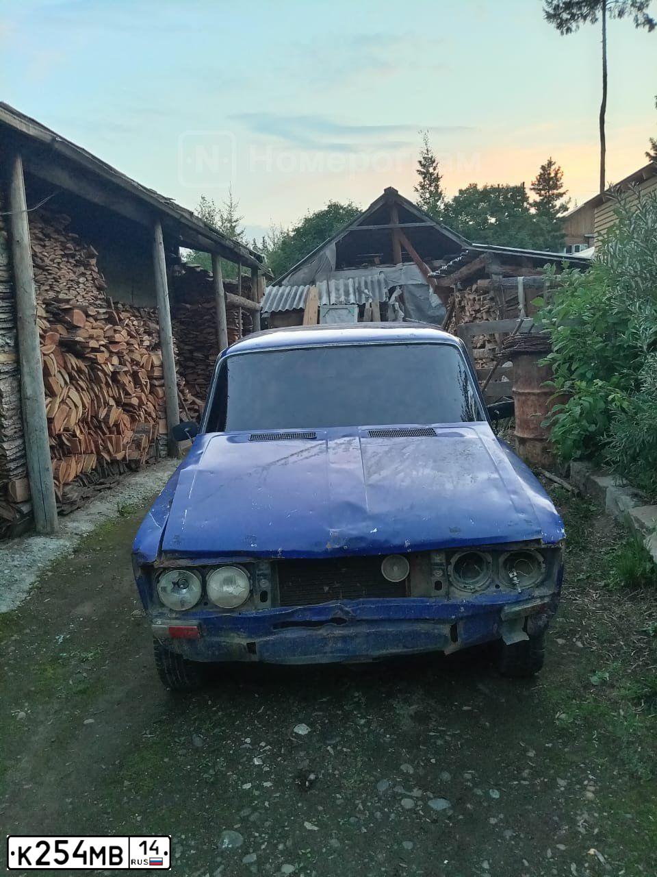 Фото автомобиля LADA 2106, 2000 — госномер К254МВ14. Цвет: ТЕМНО-ГОЛУБОЙ