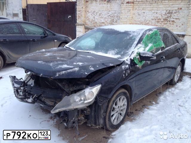 Фото автомобиля TOYOTA CAMRY, 2012 — госномер В773ХЕ161. Цвет: ЧЕРНЫЙ МЕТАЛЛИК