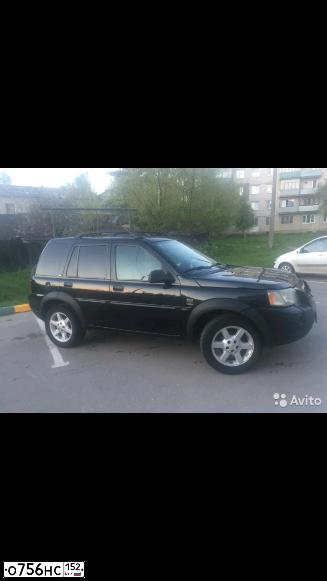 Фото автомобиля LANDROVER FREELANDER, 2003 — госномер О094ЕС159. Цвет: ЧЕРНЫЙ