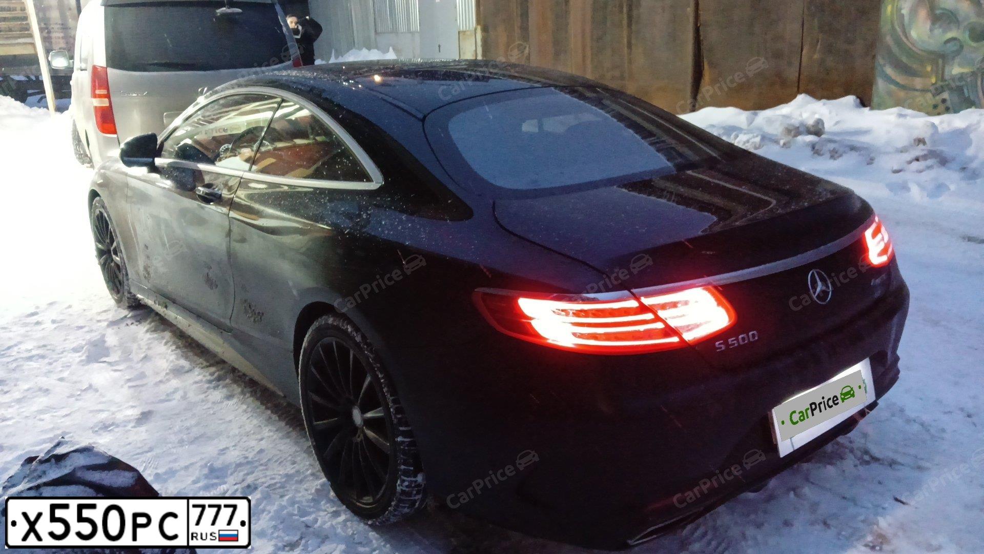 Фото автомобиля MERCEDES S-KLASSE, 2016 — госномер Р188ОВ126. Цвет: ЧЕРНО-ЗЕЛЕНЫЙ