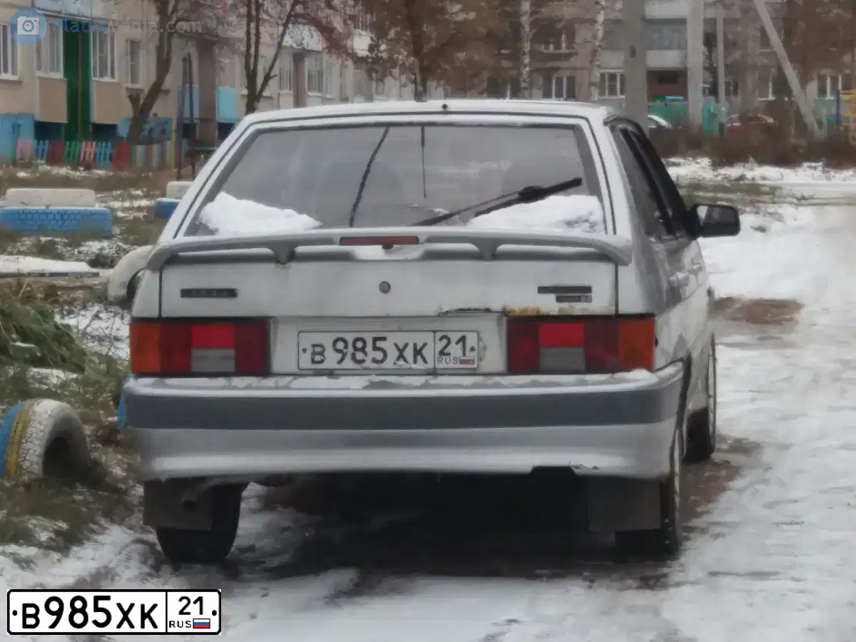 Фото автомобиля LADA 2114 SAMARA, 2002 — госномер М912ОС21. Цвет: СЕРЕБРИСТЫЙ
