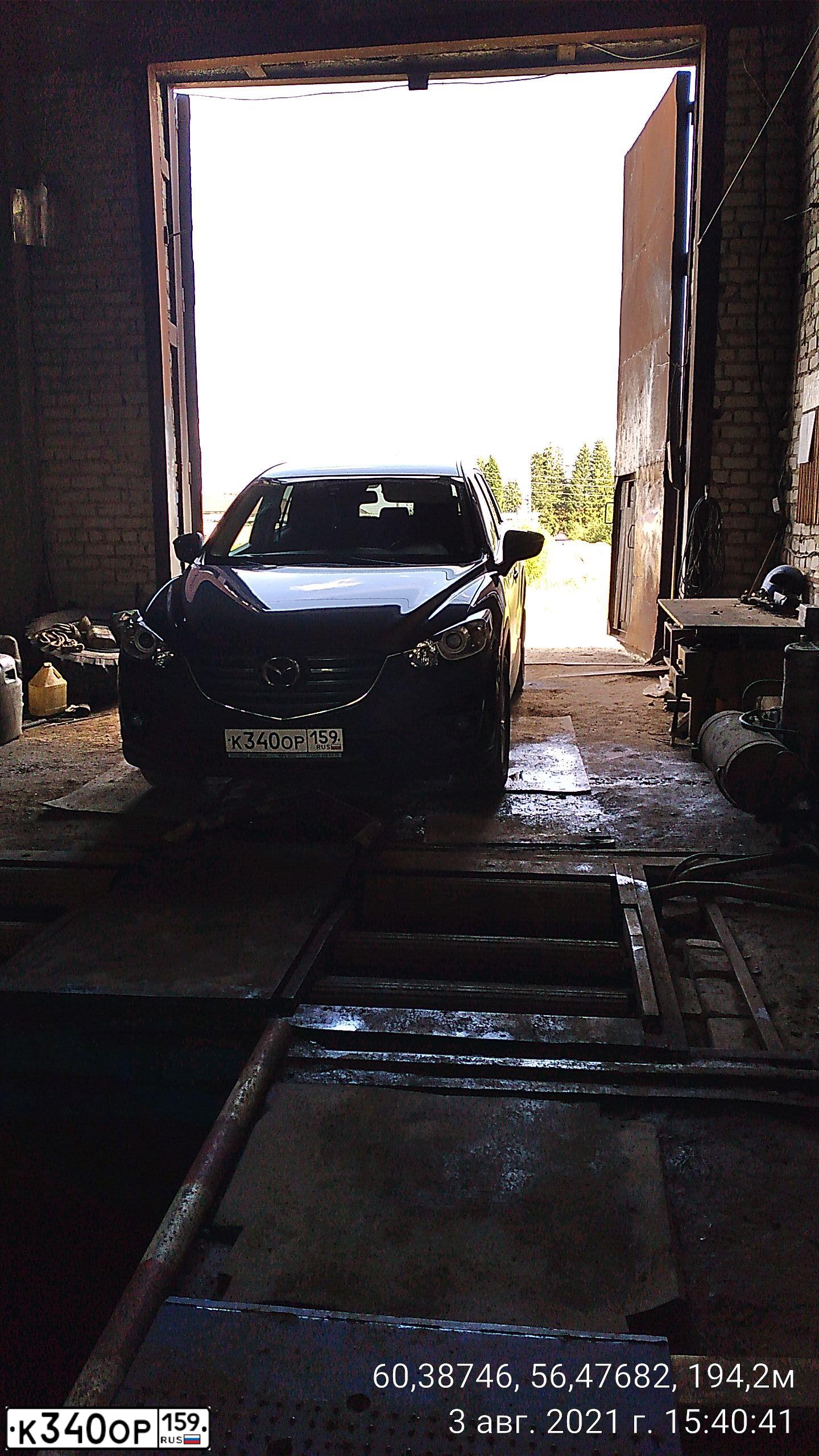 Фото автомобиля MAZDA CX-5, 2016 — госномер К340ОР159. Цвет: СЕРЫЙ