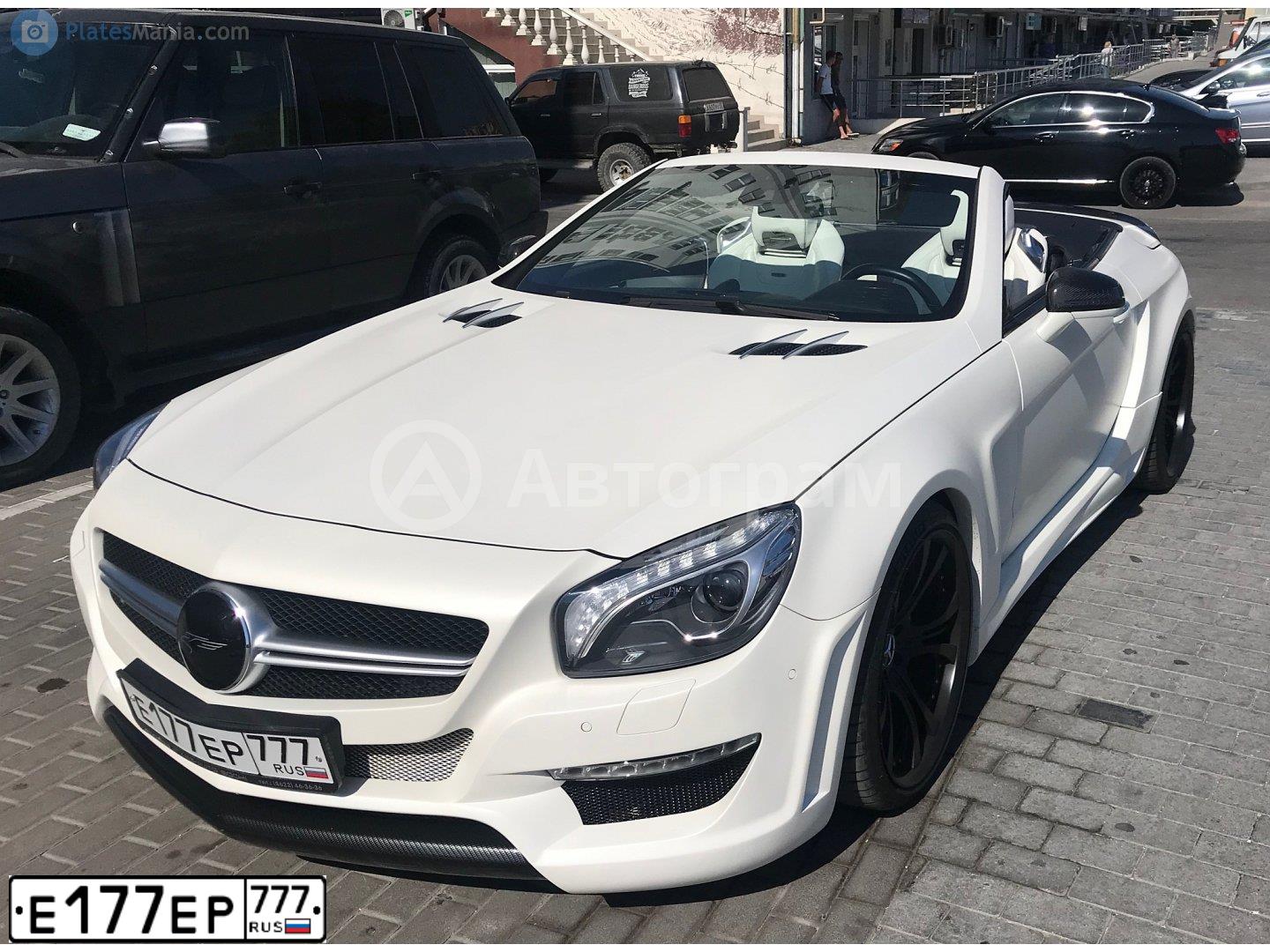 Фото автомобиля MERCEDES-BENZ БЕЗ МОДЕЛИ SL63 АМG, 2014 — госномер Т661АЕ154. Цвет: Белый