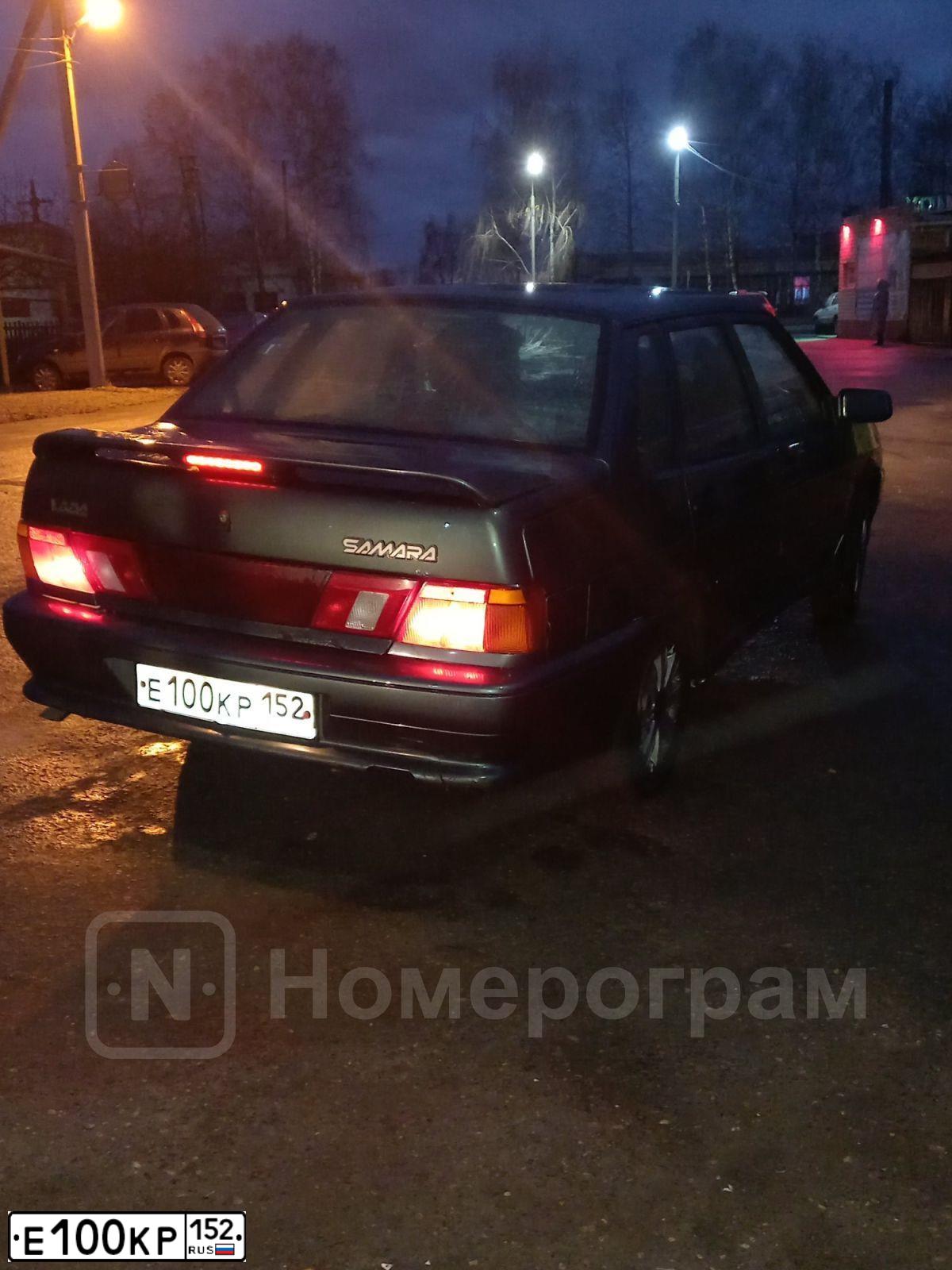 Фото автомобиля LADA 2115 SAMARA, 2008 — госномер У086ЕН152. Цвет: СЕРО-ЗЕЛЕНЫЙ