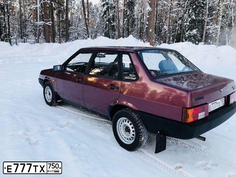 Фото автомобиля LADA 2109 SAMARA, 1996 — госномер Р297ТТ750. Цвет: Красный