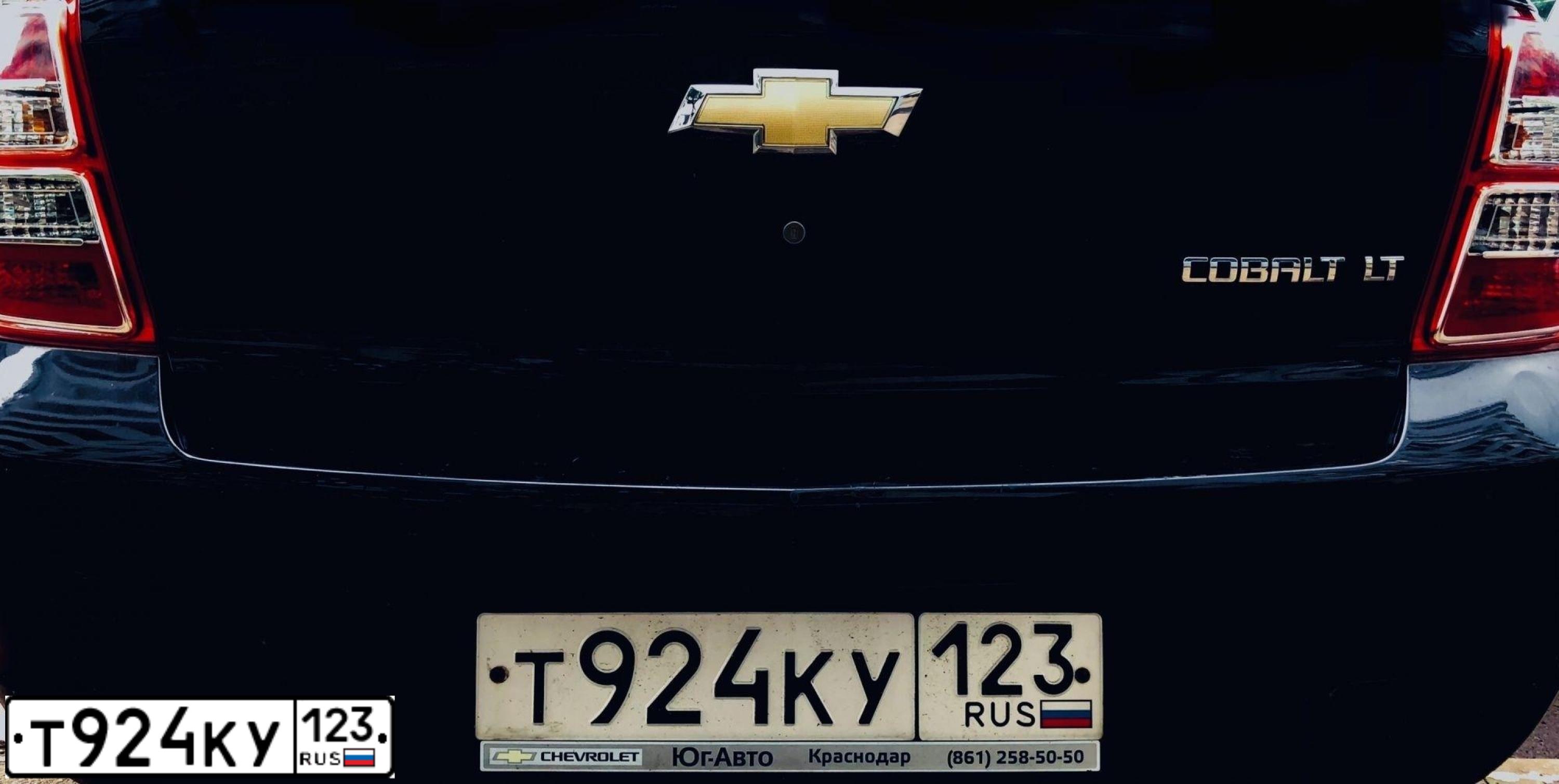 Фото автомобиля CHEVROLET COBALT, 2012 — госномер Н160ТМ193