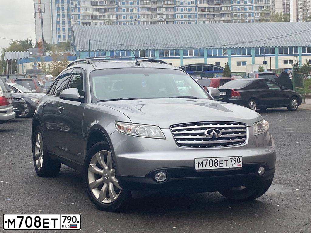 Фото автомобиля INFINITI QX70 /FX/, 2002 — госномер М708ЕТ790