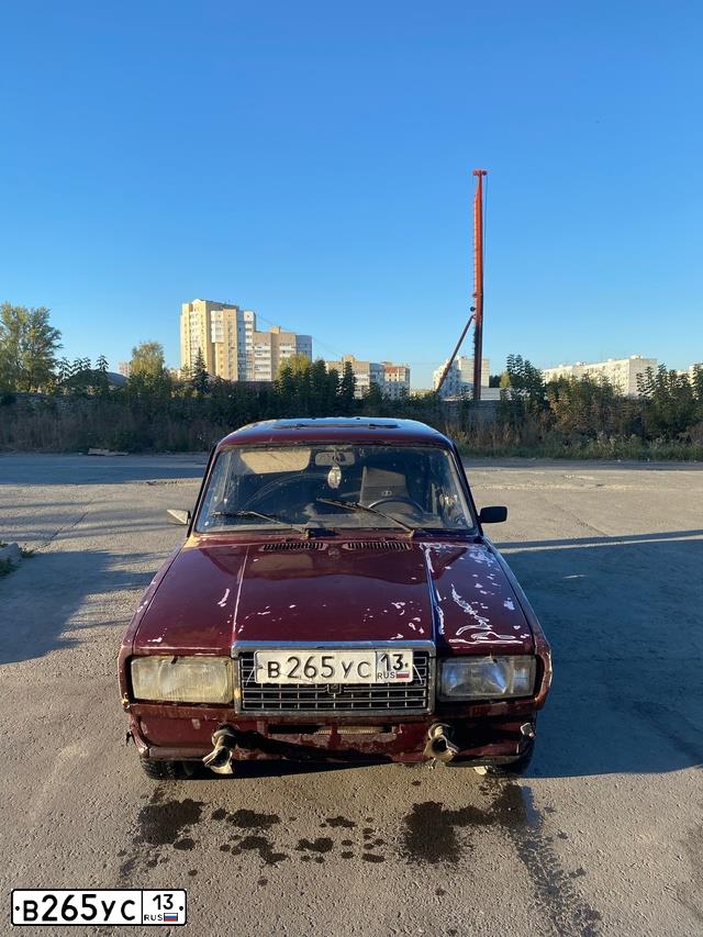 Фото автомобиля ВАЗ210740, 2008 — госномер В265УС13. Цвет: ТЕМНО-ВИШНЕВЫЙ