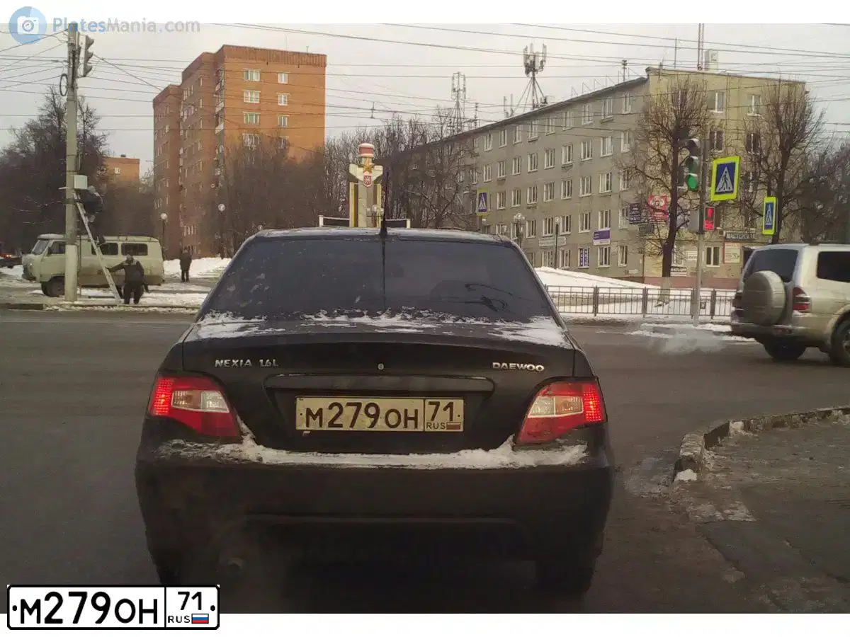 Фото автомобиля DAEWOO NEXIA, 2012 — госномер В378ММ82. Цвет: Бледно-Черный