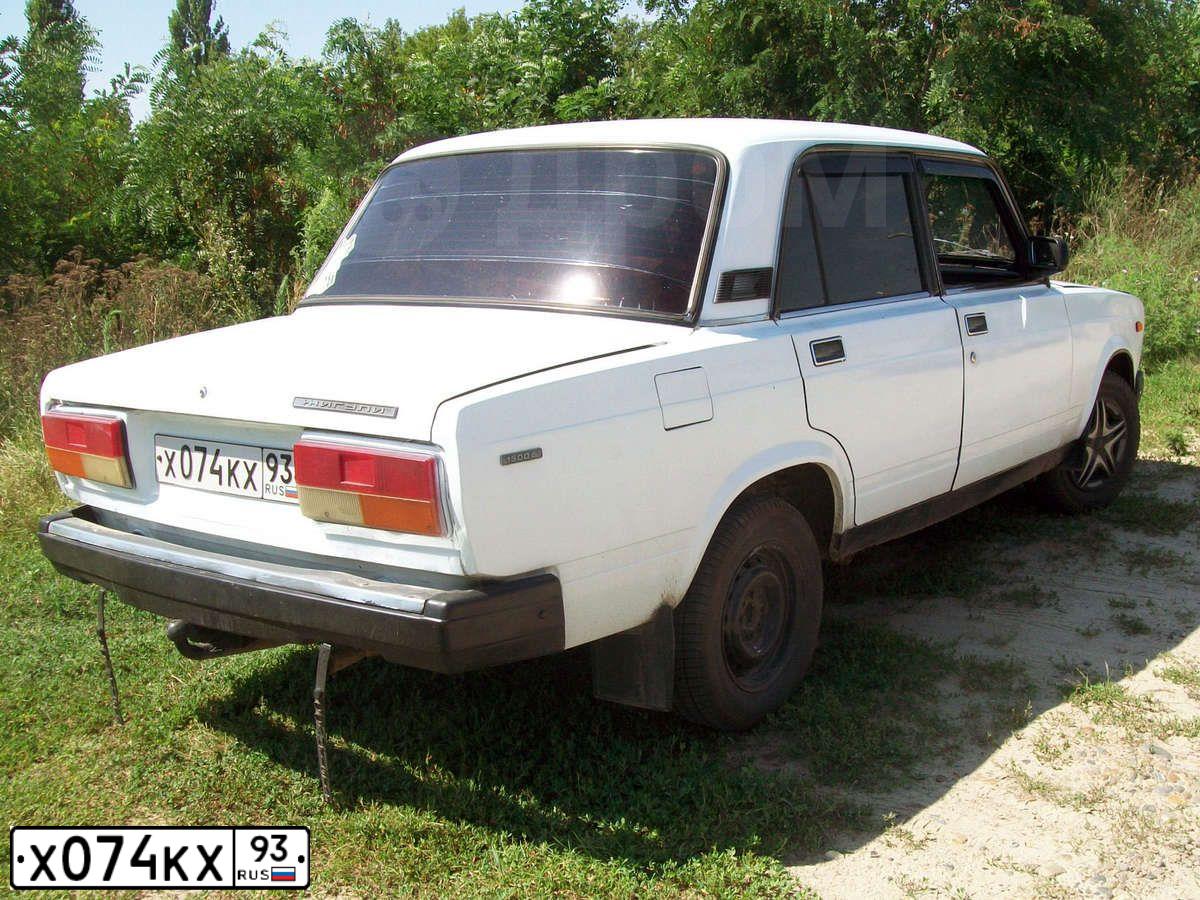 Фото автомобиля LADA 2107, 1999 — госномер Т013АР23. Цвет: ЯРКО-БЕЛЫЙ