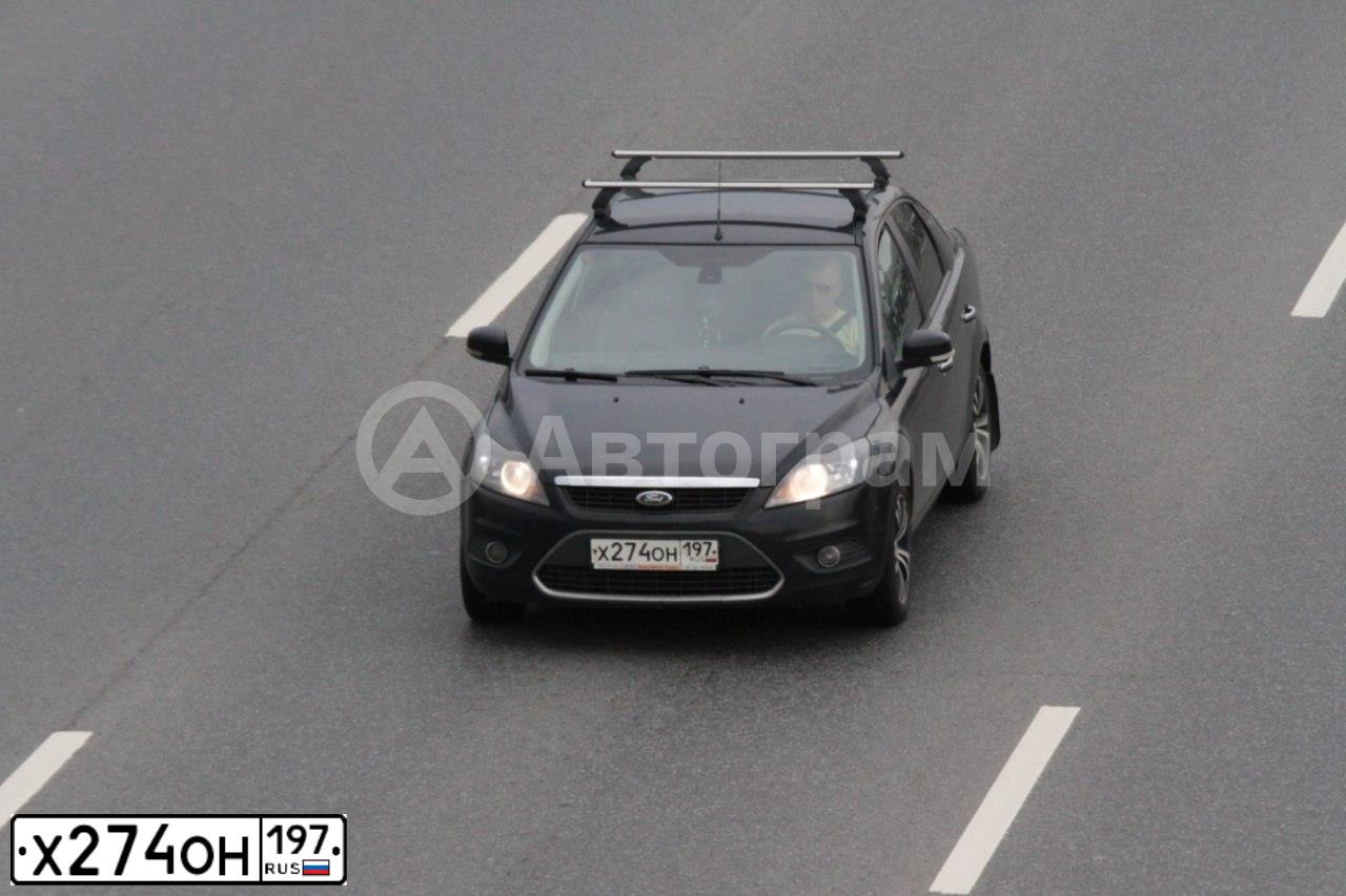 Фото автомобиля FORD FOCUS, 2011 — госномер Х274ОН197. Цвет: ЧЕРНЫЙ