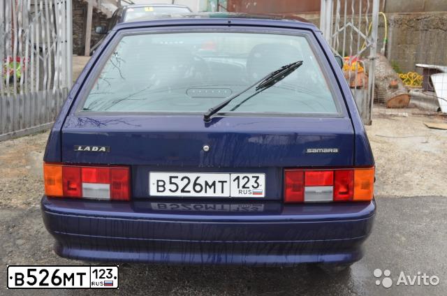 Фото автомобиля LADA 2114 SAMARA, 2013 — госномер В526МТ123. Цвет: СИНИЙ