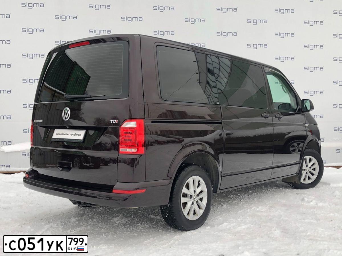 Фото автомобиля VOLKSWAGEN (WV2) 7HC MULTIVAN, 2017 — госномер У101МА198. Цвет: ТЕМНО-БОРДОВЫЙ