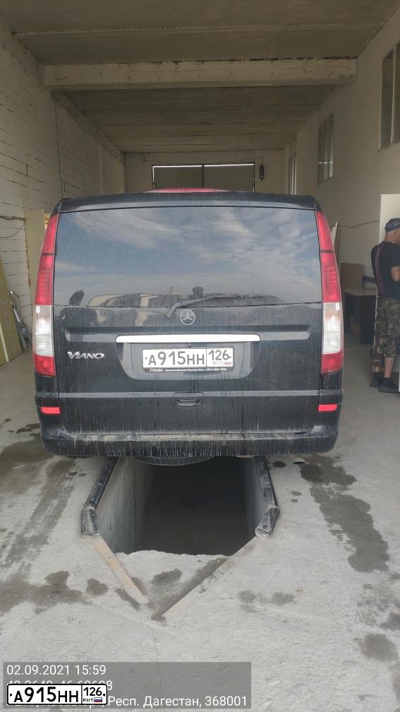 Фото автомобиля MERCEDES VIANO, 2008 — госномер Н071НН52. Цвет: ЧЕРНЫЙ