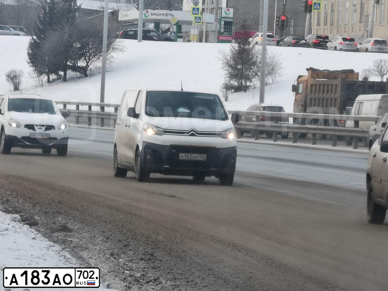 Фото автомобиля CITROEN JUMPER, 2019 — госномер А183АО702. Цвет: БЕЛЫЙ