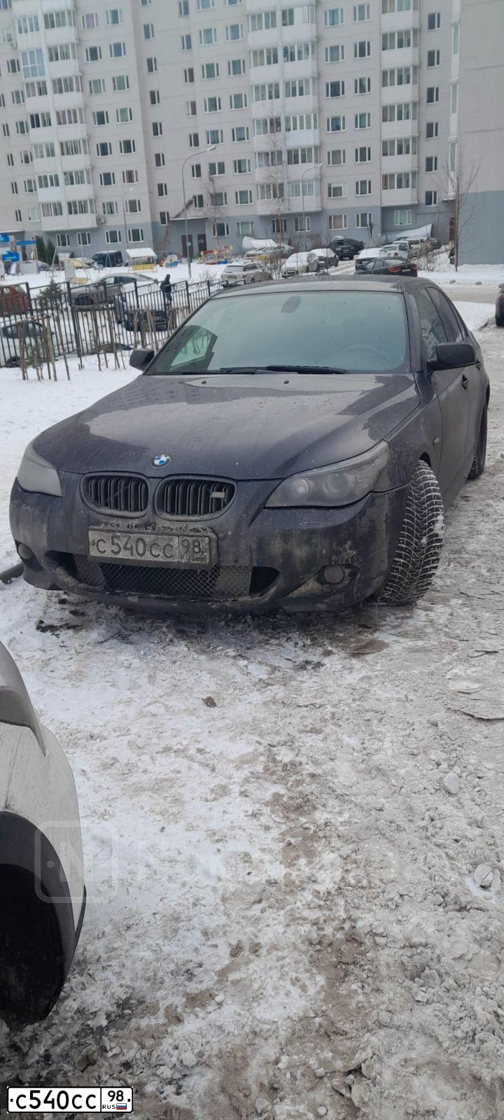Фото автомобиля BMW SERIE 5, 2007 — госномер С540СС98. Цвет: ЧЕРНЫЙ