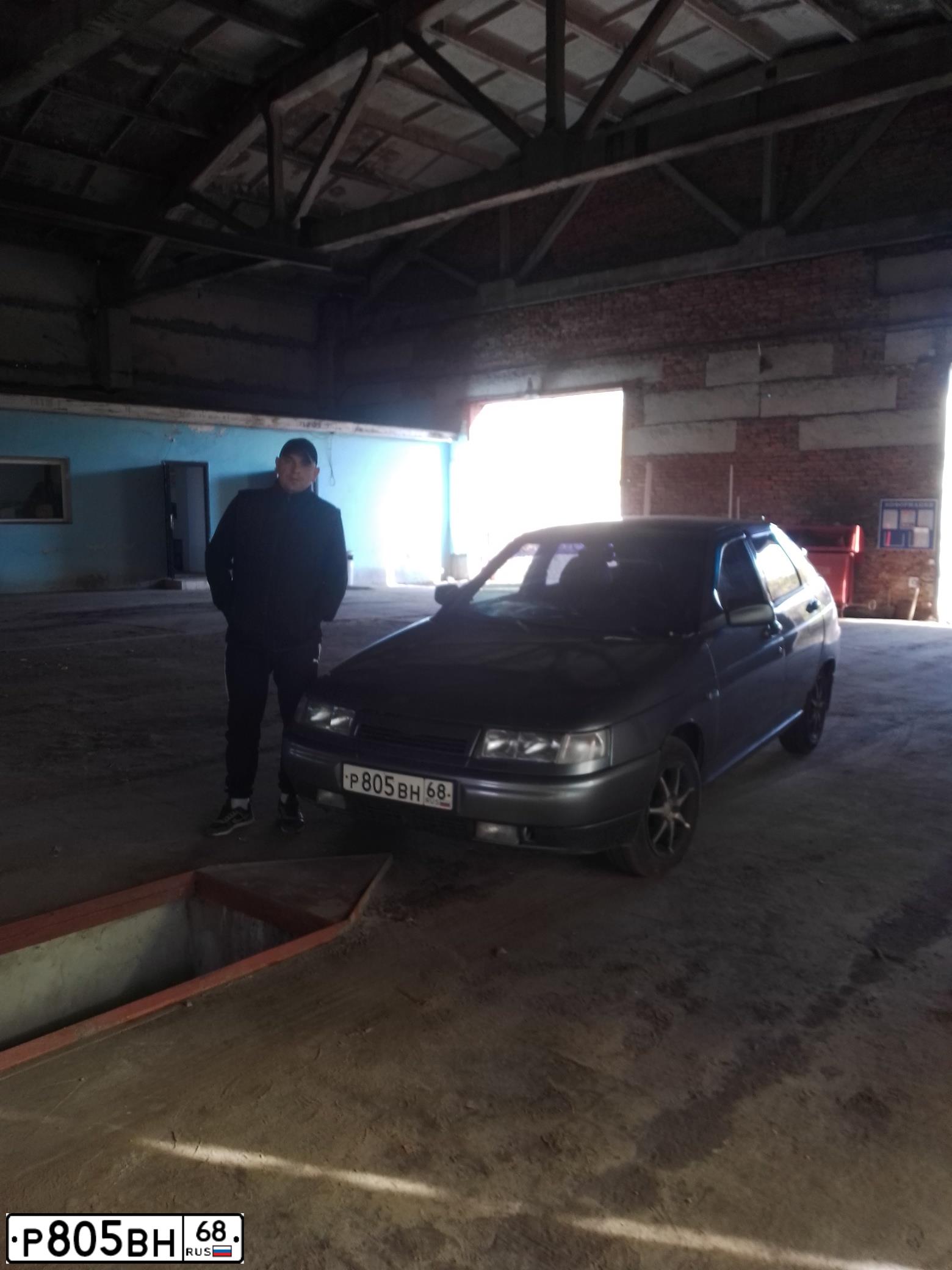 Фото автомобиля LADA 2112, 2008 — госномер Р805ВН68. Цвет: СРЕДНИЙ СЕРО-ЗЕЛЕНЫЙ МЕТ.