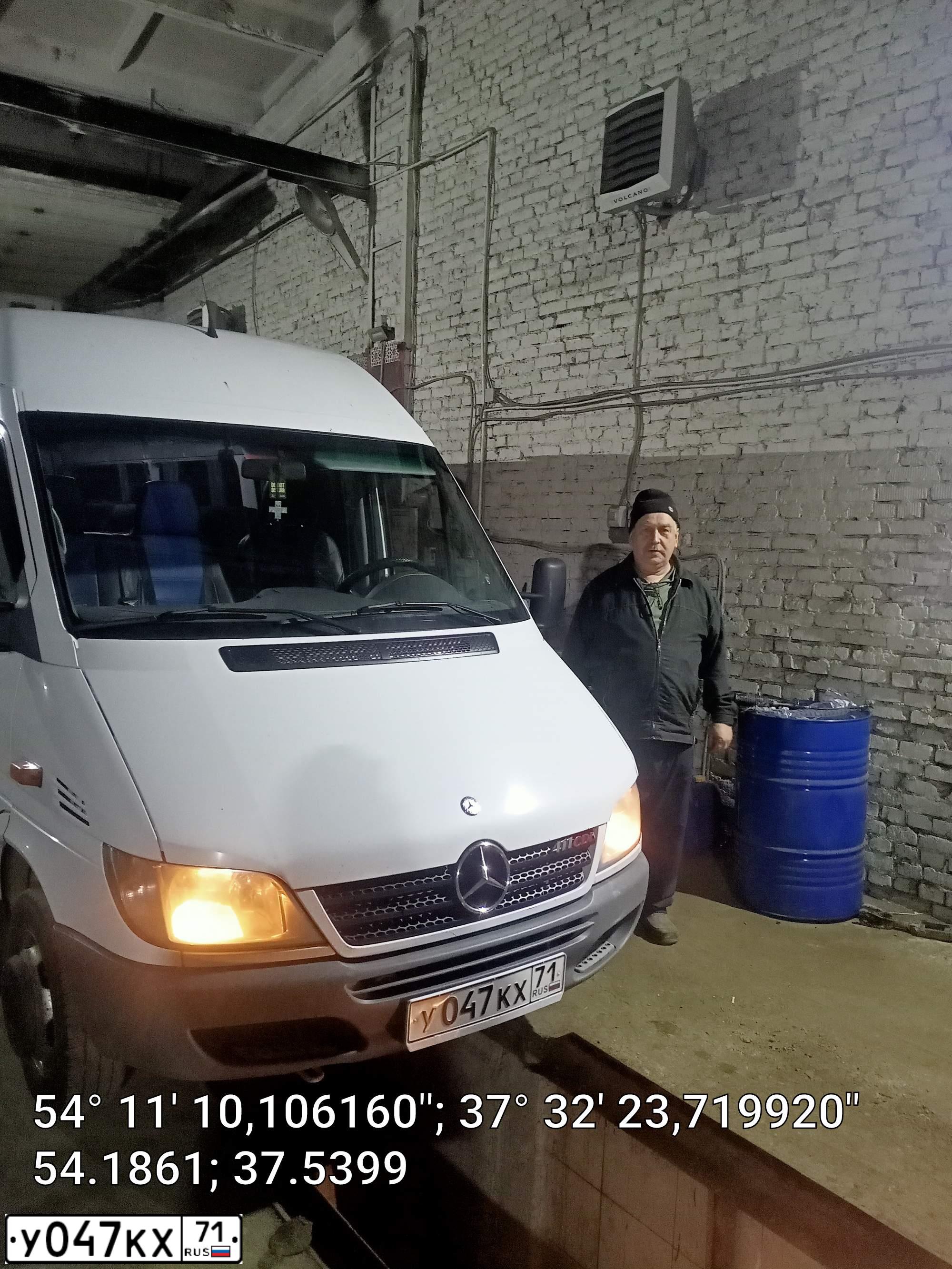 Фото автомобиля MERCEDES SPRINTER, 2014 — госномер А244РО126. Цвет: Белый