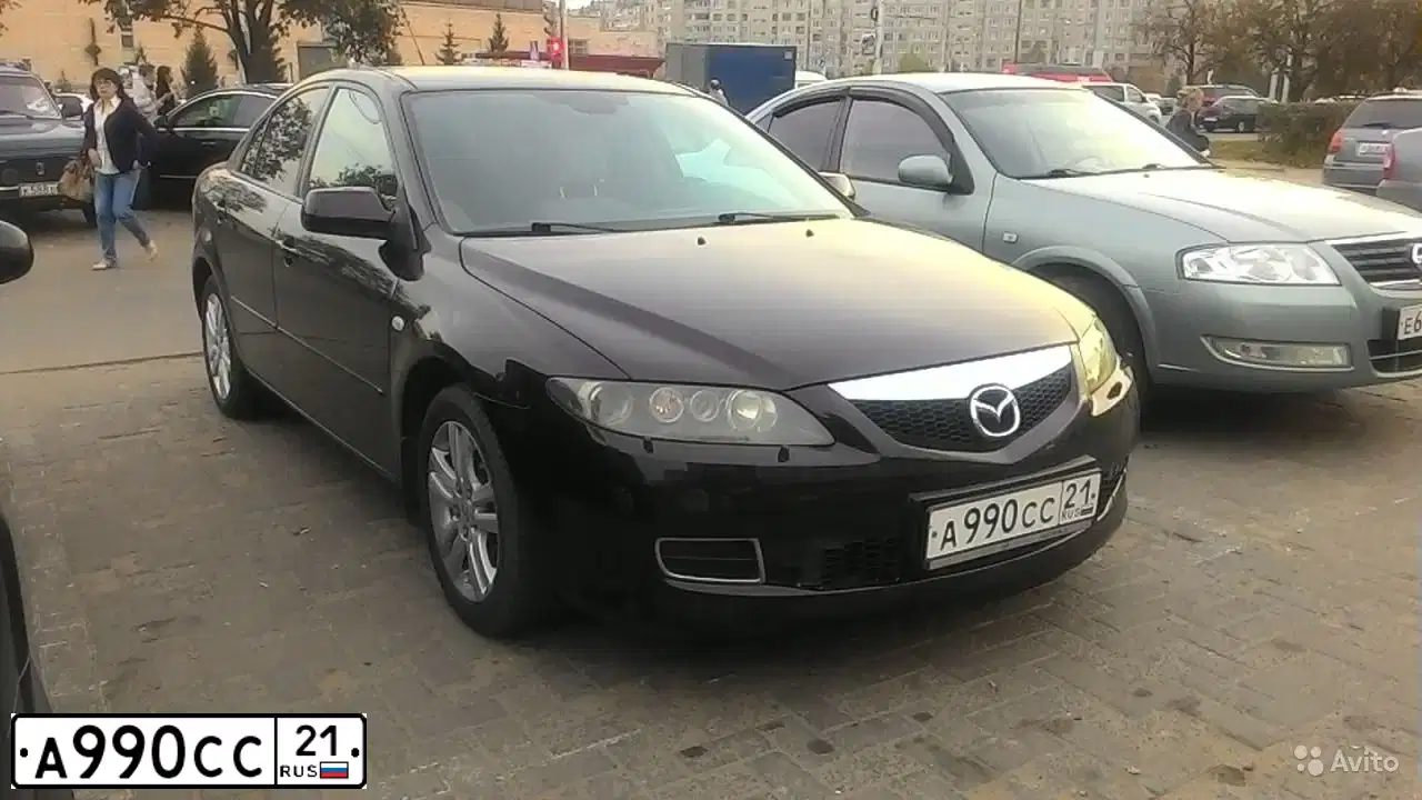 Фото автомобиля MAZDA 6, 2007 — госномер Х257ХС12. Цвет: ТЕМНО-ВИШНЕВЫЙ