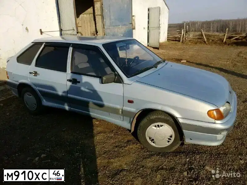 Фото автомобиля LADA 2114 SAMARA, 2004 — госномер О013КТ48. Цвет: Серебристо-Желтый