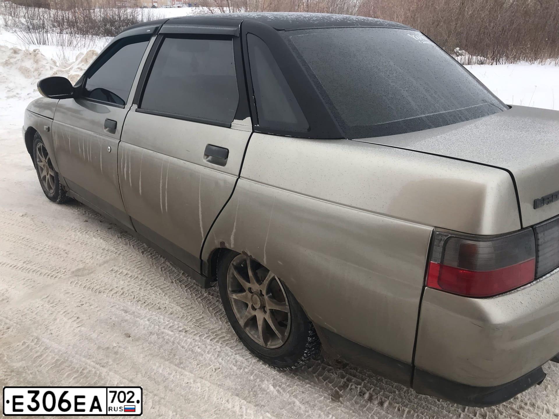 Фото автомобиля LADA 2110 LADA, 2000 — госномер К715ХС716. Цвет: СЕРЕБРИСТО-СЕРО-ЗЕЛЕНЫЙ