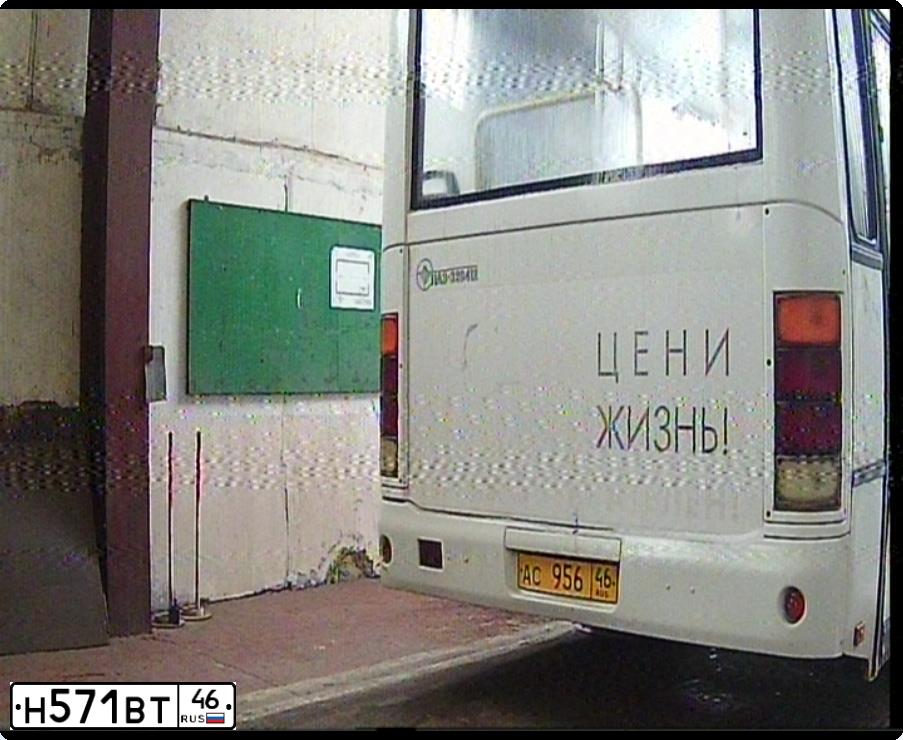 Фото автомобиля PAZ 3204, 2012 — госномер Н571ВТ46. Цвет: Белый