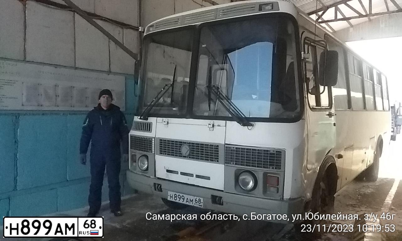 Фото автомобиля PAZ 4234, 2012 — госномер Н899АМ68. Цвет: Белый