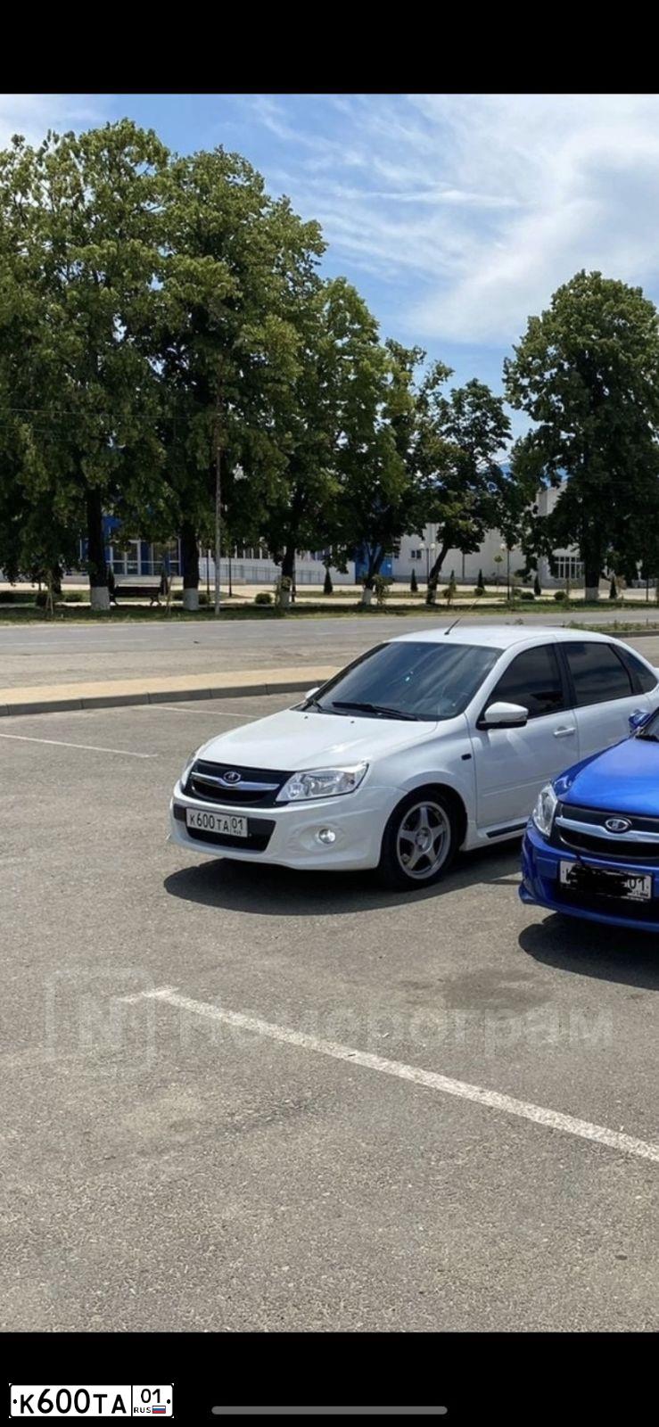 Фото автомобиля LADA 2190 GRANTA, 2017 — госномер К600ТА01. Цвет: Белый