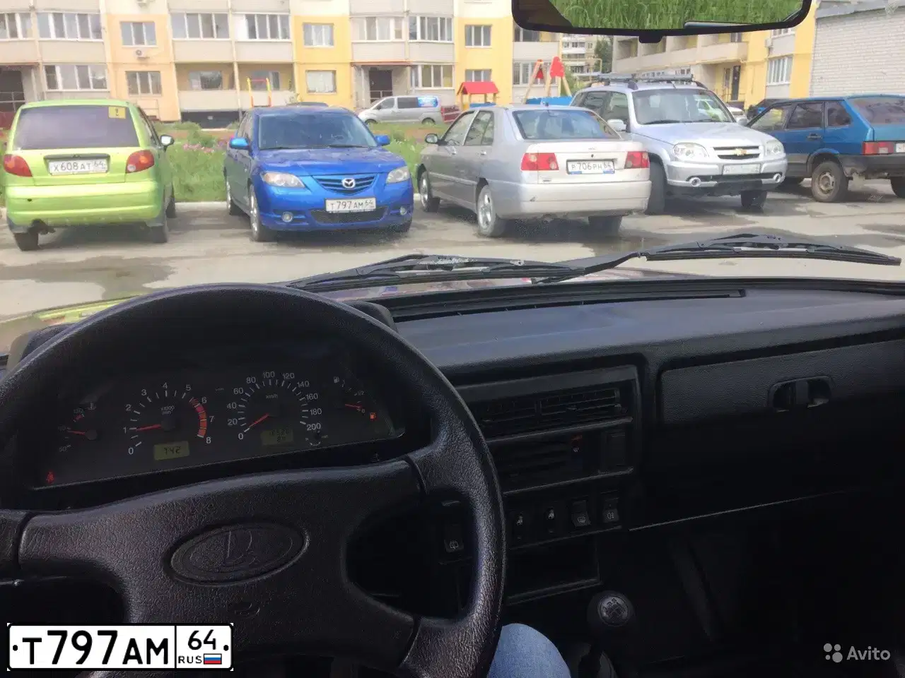 Фото автомобиля MAZDA 3, 2004 — госномер Т797АМ64. Цвет: СИНИЙ