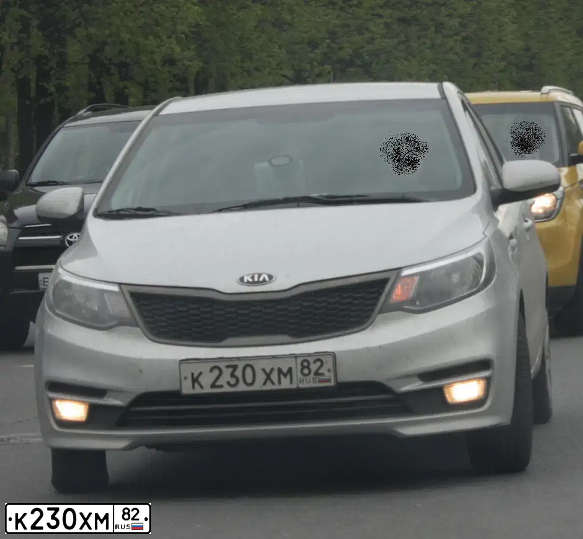 Фото автомобиля KIA RIO, 2016 — госномер В770ТХ147. Цвет: Серебристый